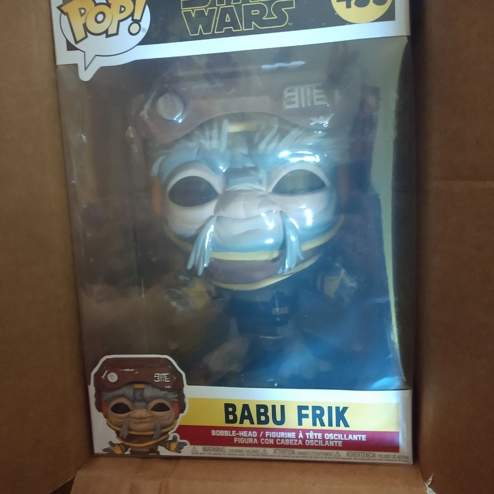 MINT Star wars 10" Super Sized Babu Frik